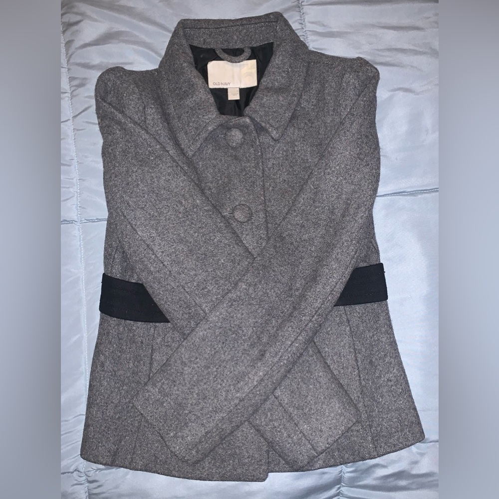 Old Navy - Pea Coat - Size Small - Grey